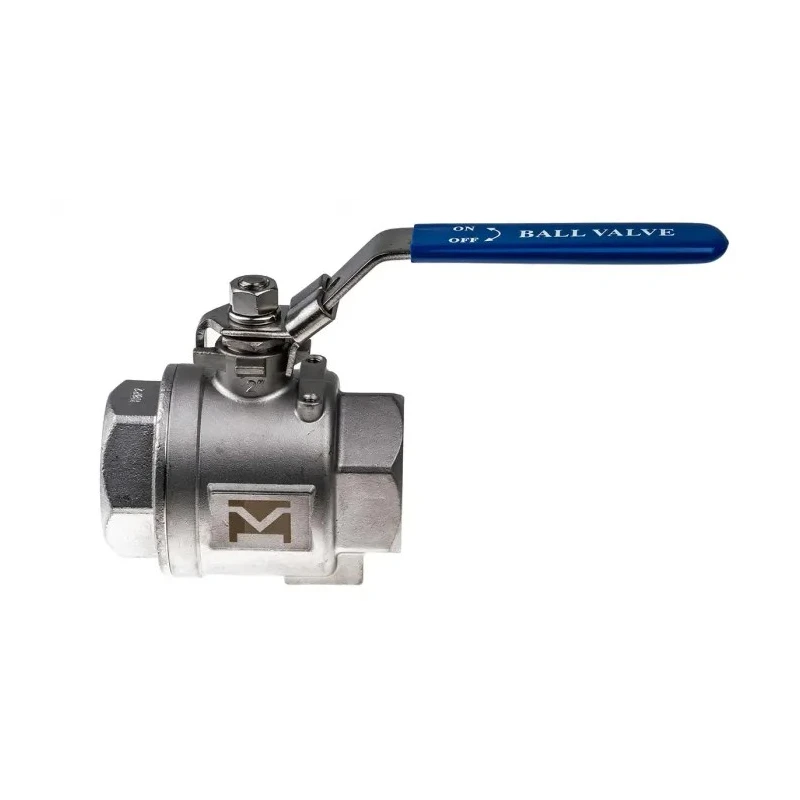 RS PRO Stainless Steel 2-Way Threaded Ball Valve BSPP 2 inch 69 bar ASTM A351-CF8M A351-CF8M