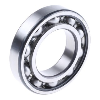 SKF Single Row Deep Groove Ball Bearing, 55 mm Inside Diameter, 100 mm Outside Diameter, 21 mm Race Width, Open End 6211