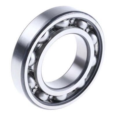 SKF Single Row Deep Groove Ball Bearing, 55 mm Inside Diameter, 100 mm Outside Diameter, 21 mm Race Width, Open End 6211