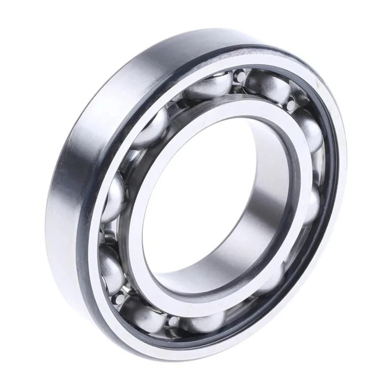 SKF Single Row Deep Groove Ball Bearing, 55 mm Inside Diameter, 100 mm Outside Diameter, 21 mm Race Width, Open End 6211