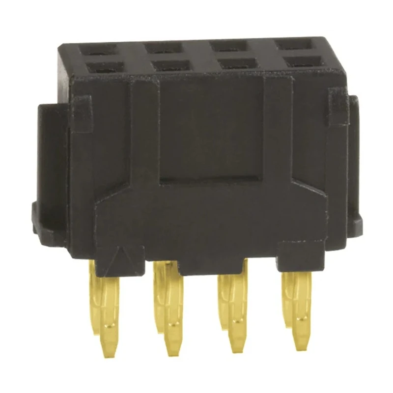 Hirose DF11 Series Straight Through Hole PCB Socket, 8-Contact, 2 Row, 2 mm Pitch, 12A, 250V, Polyamide Housing DF11