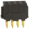 Hirose DF11 Series Straight Through Hole PCB Socket, 8-Contact, 2 Row, 2 mm Pitch, 12A, 250V, Polyamide Housing DF11