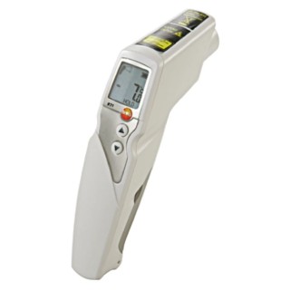 Testo Infrared Thermometer, -30 °C to +210 °C Measuring Range, ±1.5°C Accuracy, Adjustable Emissivity, 0560 8316