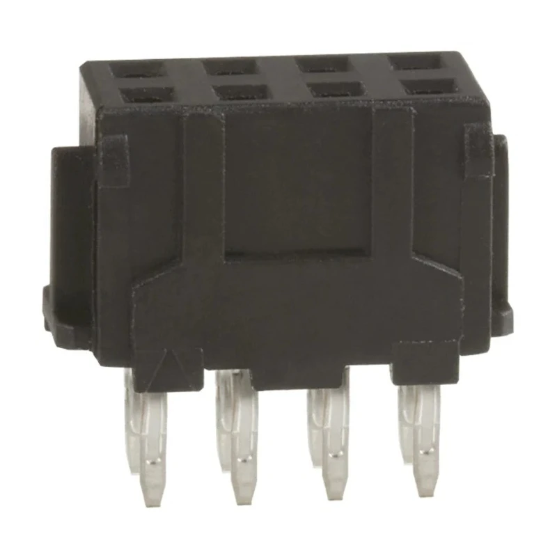 Hirose Straight Through Hole PCB Socket 8-Contact 2 Row 2 mm Pitch Solder DF11