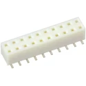 Hirose A3 Series Straight Surface PCB Socket 20-Contact 2 Row 2 mm Pitch Solder A3A-20DA-2SV(71)