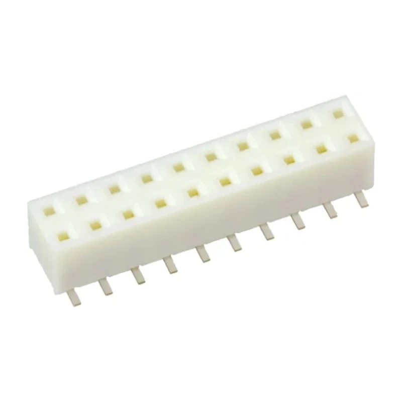 Hirose A3 Series Straight Surface PCB Socket 20-Contact 2 Row 2 mm Pitch Solder A3A-20DA-2SV(71)