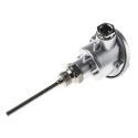 Jumo PT100 Temperature Sensor 6 mm Diameter, 100 mm Length, 400 °C Max PT100