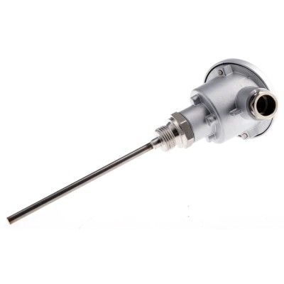 Jumo PT100 Temperature Sensor 6 mm Diameter 150 mm Length, 200 °C Max PT100 Model 