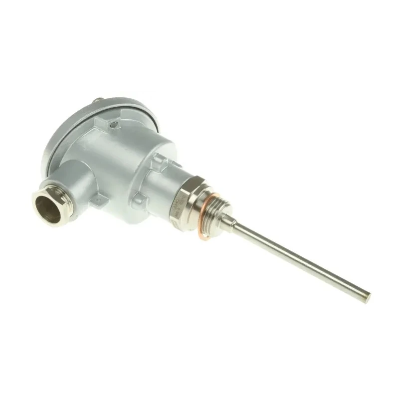 Jumo Temperature Sensor PT100 with 6 mm Diameter and 100 mm Probe Length, Measuring Range -50°C to 260°C PT100