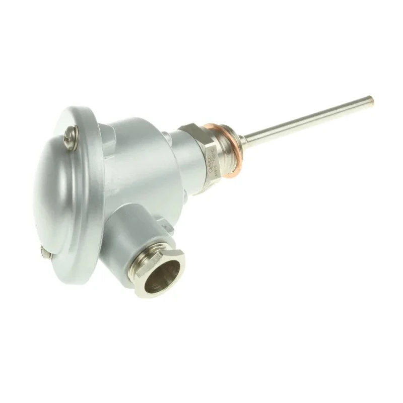 Jumo Temperature Sensor PT100 with 6 mm Diameter and 100 mm Probe Length, Measuring Range -50°C to 260°C PT100