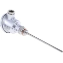Jumo PT100 Temperature Sensor 6 mm Diameter, 150 mm Length, -50°C to 260°C, 0.4 ms Response Time PT100