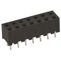 Hirose A3C Series Straight Through Hole PCB Socket, 14-Contact, 2 Row, 2 mm Pitch, 12A, 200V, Polybutylene A3C-14DA-2DSA(71)