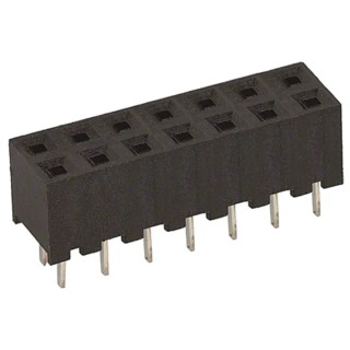 Hirose A3C Series Straight Through Hole PCB Socket, 14-Contact, 2 Row, 2 mm Pitch, 12A, 200V, Polybutylene A3C-14DA-2DSA(71)