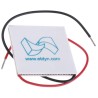 European Thermodynamics Peltier Module Thermoelectric Generator 4.1 W, 15.5 V, 0.81 A, 40 mm x 4 mm x 3.4 mm GM200-241-10-12
