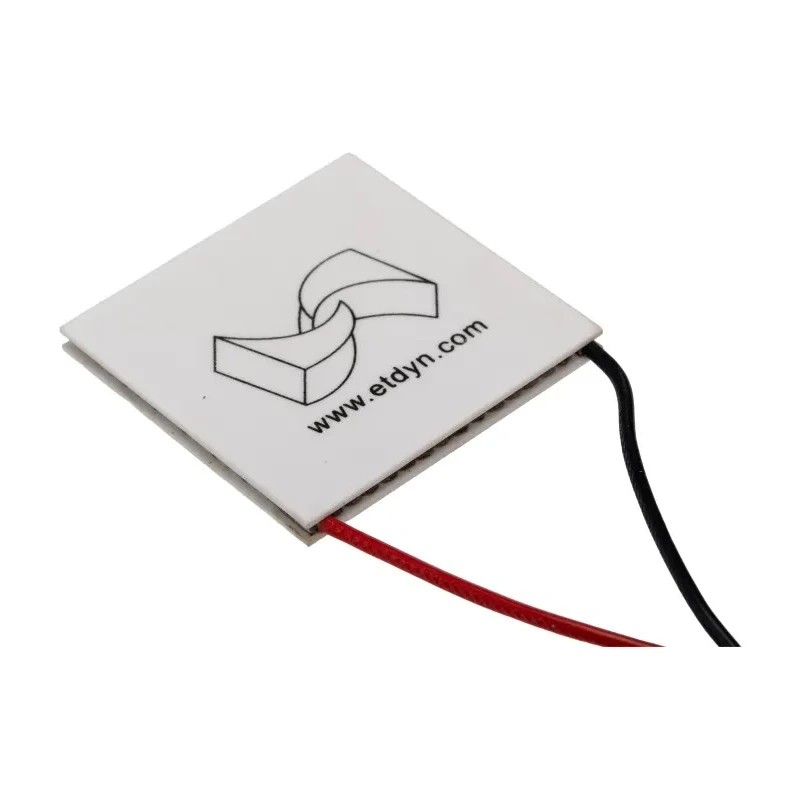 European Thermodynamics Peltier Module 11.6W Cooling Capacity 2A Current 9.93V Voltage 40mm x 4mm x 3.4mm GM250-127-14-10