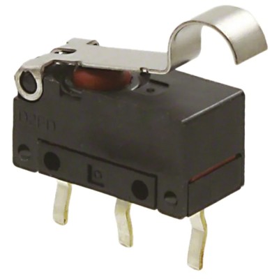 Omron Simulated Roller Lever Micro Switch 100mA 30V dc SPCO IP6X Dust Proof D2FD-01L30-1T