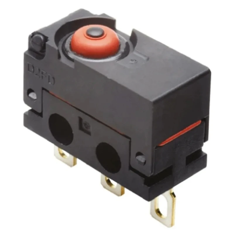 Omron Pin Plunger Micro Switch, Solder Lug Terminal, 2A, 30 V dc, SPCO, IP6X, Dust Proof Ultra Subminiature D2FD-2L0-1H