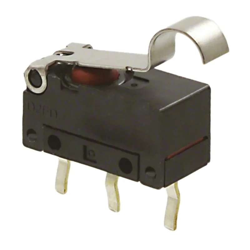 Omron Simulated Roller Lever Micro Switch, Terminal Type, 2A Current, 30 V DC, Dust Proof Ultra Subminiature D2FD-2L30-1T