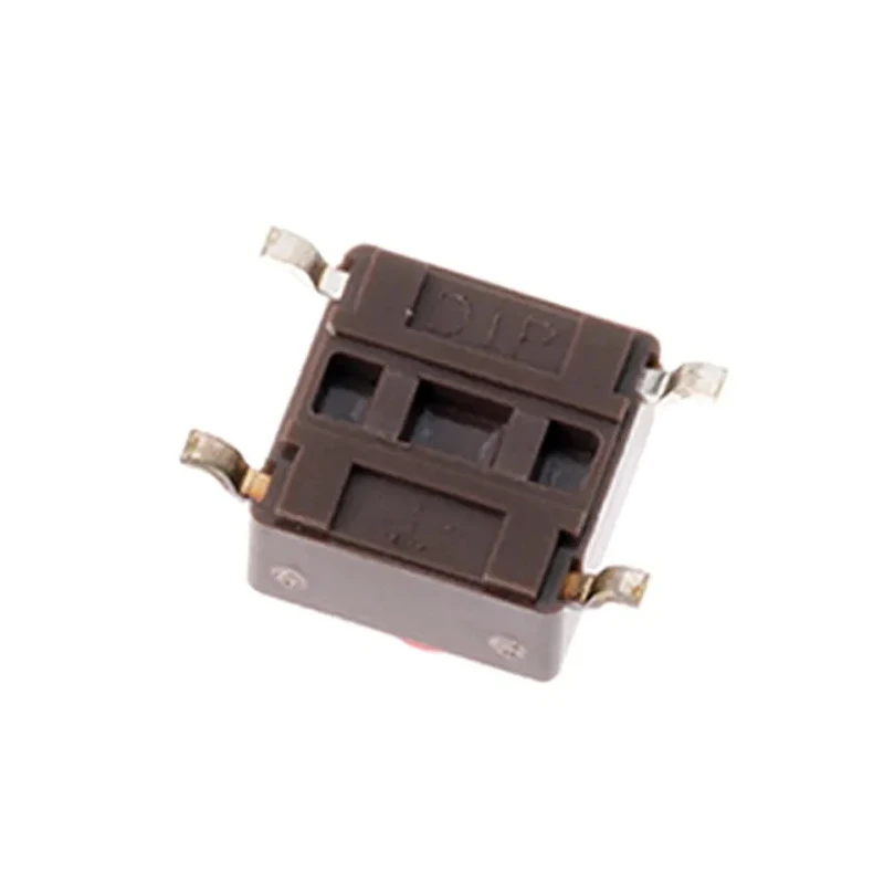 APEM Red Tactile Switch Stem 7 mm SPST Momentary 50mA 12V DC Surface Mount DTSM63RV