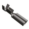 TE Connectivity FASTON .110 Black Uninsulated Female Spade Connector Crimp 2.79 x 0.51 mm Tab Size 20 AWG to 17 AWG 160484-4