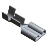 RS PRO FASTON .250 Silver Uninsulated Female Spade Connector, Crimp, 6.35 x 0.81 mm Tab Size 18 AWG to 14 AWG 41274