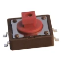 APEM Red Tactile Switch Cap 4.3 mm SPST 50mA 12V DC Surface Mount DTSM24RV