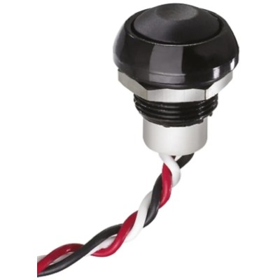 APEM IP67 Hall Effect Push Button Switch Plunger Pre-Wired Momentary Linear Output 4.5V-24V, 5mA Supply, 50mA Max Output 