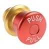 APEM Pull Release Emergency Stop Push Button Panel Mount 34 mm Cutout 2 NC IP65 ES1S4