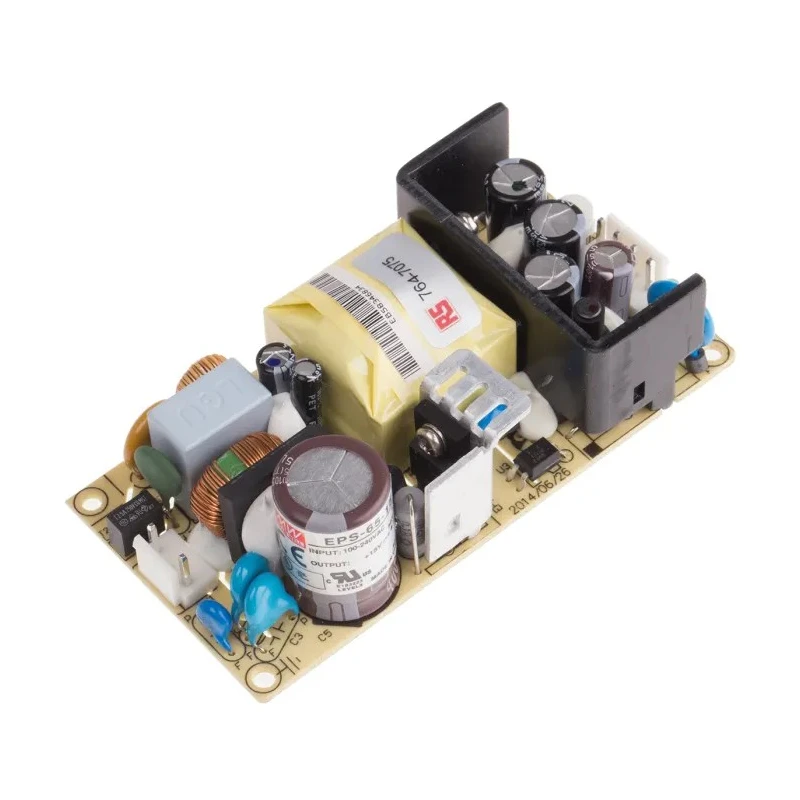 MEAN WELL Switching Power Supply 15V DC 65W Universal Input EPS-65-15