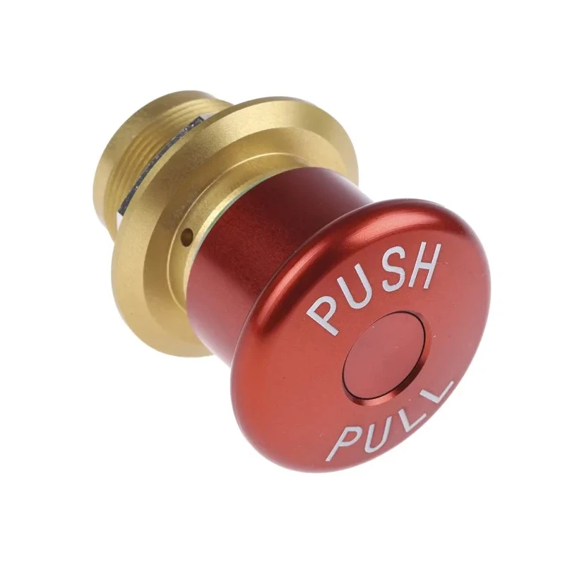 APEM ES2S Series Pull Release Emergency Stop Push Button, Panel Mount, 24V DC, 1A, IP65, 34 mm Cutout ES2S