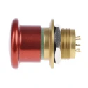 APEM ES2S Series Pull Release Emergency Stop Push Button, Panel Mount, 24V DC, 1A, IP65, 34 mm Cutout ES2S