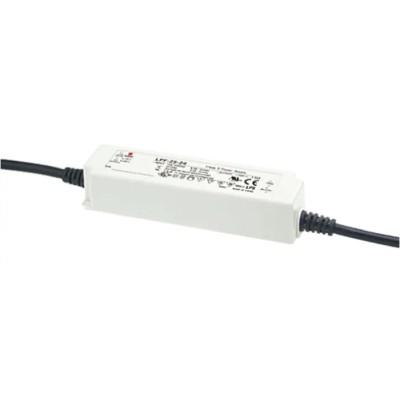 MEAN WELL  IP67 5 Output LED Driver 13.2V/24V, 25.2W, 1.05A, Screw Mount Enclosed AC-DC Power Supply