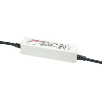 MEAN WELL  IP30 5 Output Dimmable LED Driver, 12V/6V, 16.08W, 1.34mA, 1 to 10 V PWM Resistance