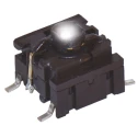 MEC White Tactile Switch Cap, SPST, 50mA, 24 V dc, Surface Mount, IP67, 3.5N Operating Force, 10x10.1x6.4mm, Model IP67