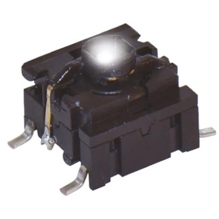 MEC White Tactile Switch Cap, SPST, 50mA, 24 V dc, Surface Mount, IP67, 3.5N Operating Force, 10x10.1x6.4mm, Model IP67