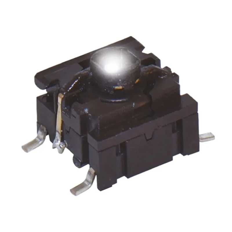 MEC White Tactile Switch Cap, SPST, 50mA, 24 V dc, Surface Mount, IP67, 3.5N Operating Force, 10x10.1x6.4mm, Model IP67