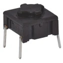MEC IP67 Black Tactile Switch Cap SPST 50mA 24 V dc Through Hole 
