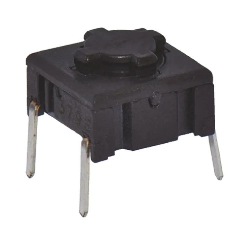 MEC IP67 Black Tactile Switch Cap SPST 50mA 24 V dc Through Hole 