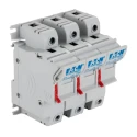 Eaton 50A Rail Mount Fuse Holder for A2 Size, 3-Pole, 690V AC CH143DU