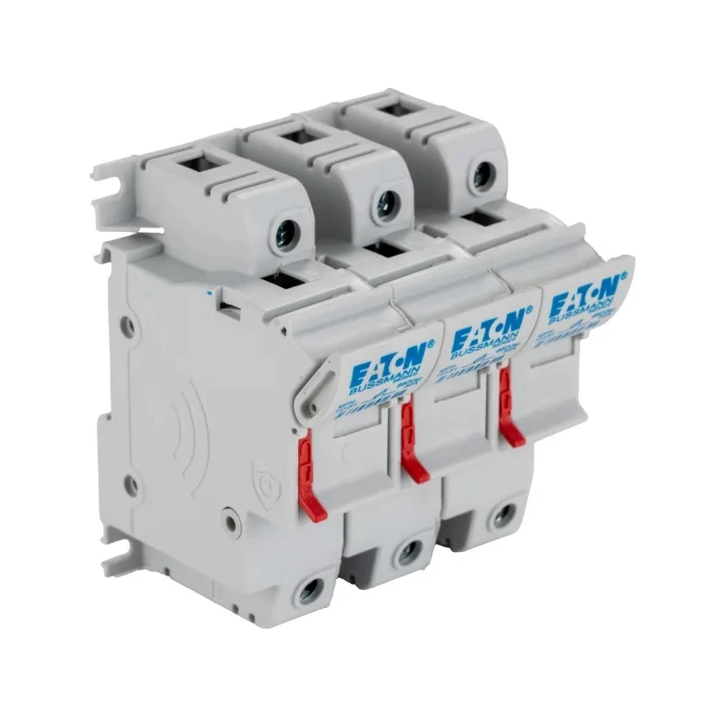 Eaton 50A Rail Mount Fuse Holder for A2 Size, 3-Pole, 690V AC CH143DU
