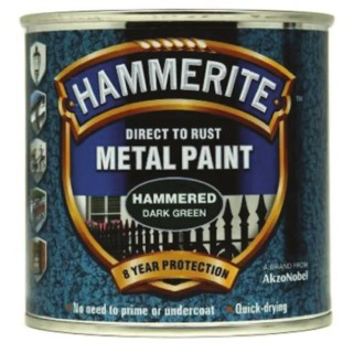 Hammerite Direct to Rust Paint with Hammered Finish Green 2.5 L 5084834