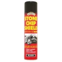 Hammerite 600 ml Black Spray Paint Stone Chip Shield Aerosol 5092832