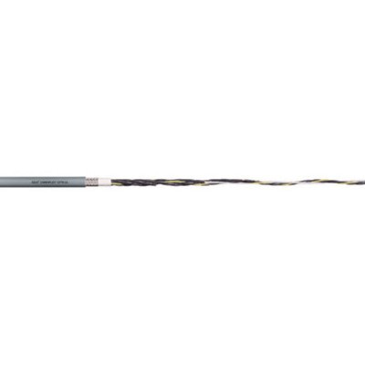 Igus Chainflex PUR Control Cable , Screened, 9 Cores, 0.5 mm2 (20 AWG), 25 m Length, Grey Thermoplastic CF78.UL.05.09