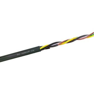 Igus Chainflex CF30 4 Core Power Cable Black 1.5mm² 70°C 25m Thermoplastic Elastomer CF30