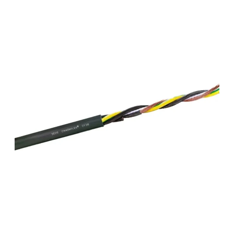 Igus Chainflex CF30 4 Core Power Cable Black 1.5mm² 70°C 25m Thermoplastic Elastomer CF30