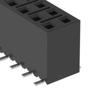 Samtec SSM Series Straight Surface Mount PCB Socket 30-Contact 2 Row 2.54 mm Pitch SSM-115-L-DV