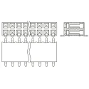 Samtec Right Angle Surface PCB Socket 40-Contact 2 Row 2.54 mm Pitch Solder SSM-120-L-DH