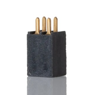 Samtec SSQ Series Straight Through Hole PCB Socket 4-Contact 2 Row 2.54 mm Pitch Solder SSQ-102-01-G-D