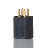 Samtec SSQ Series Straight Through Hole PCB Socket 4-Contact 2 Row 2.54 mm Pitch Solder SSQ-102-01-G-D