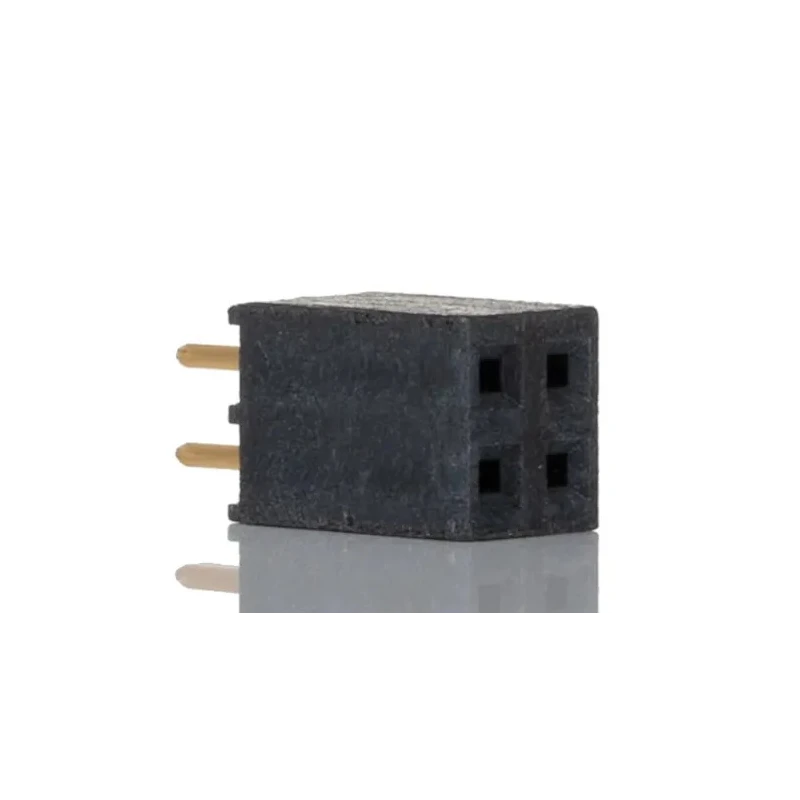 Samtec SSQ Series Straight Through Hole PCB Socket 4-Contact 2 Row 2.54 mm Pitch Solder SSQ-102-01-G-D